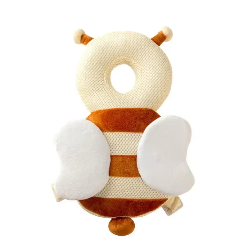 Protect Your Little One with Our Adorable 1-3T Toddler Baby Head Protector Cushion - Angel Bee Cartoon Design for Safety and Comfort