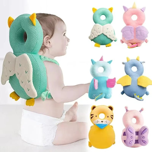 Protect Your Little One with Our Adorable 1-3T Toddler Baby Head Protector Cushion - Angel Bee Cartoon Design for Safety and Comfort